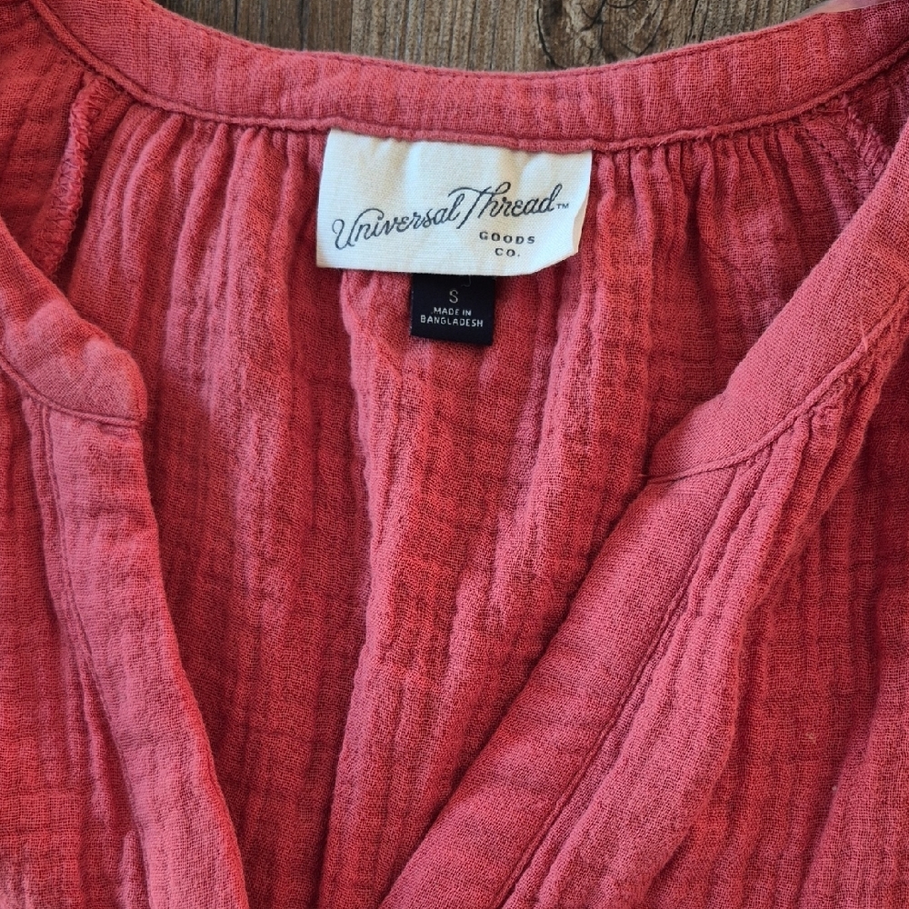 Universal Thread Textured Pink Blouse - image 2